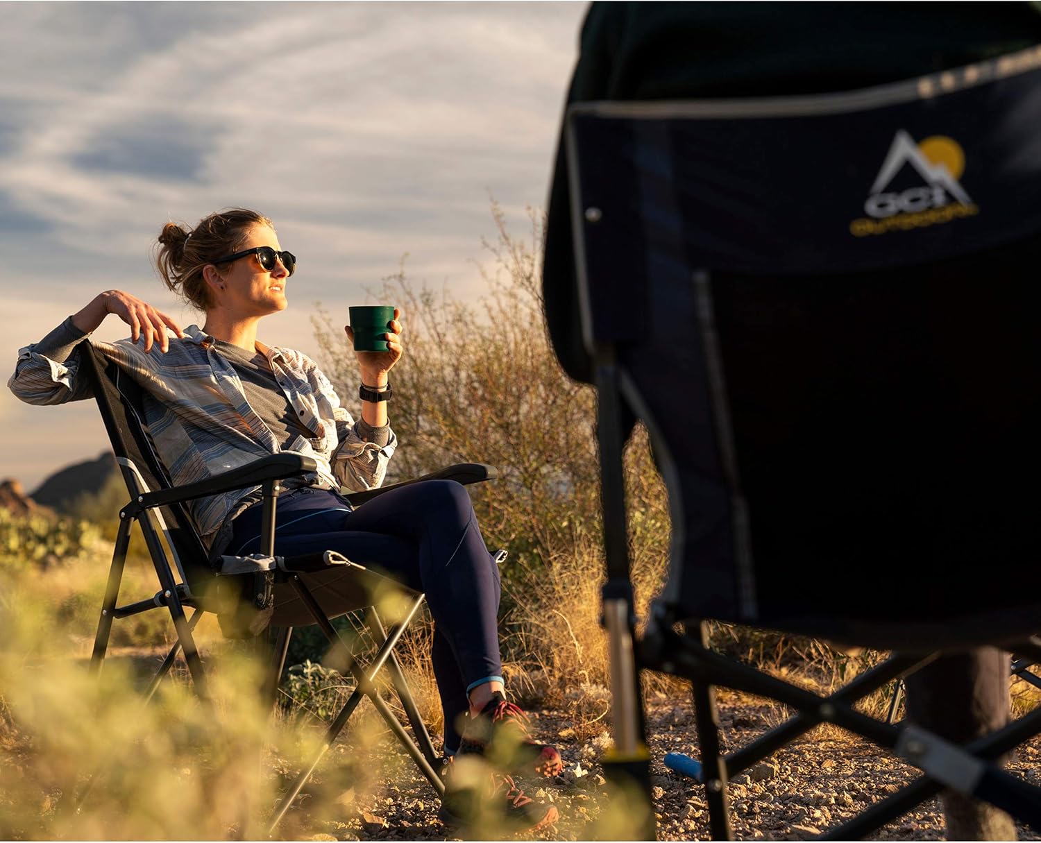 GCI Outdoor Eazy Chair, Folding Camping Chair for Adults - Image 2