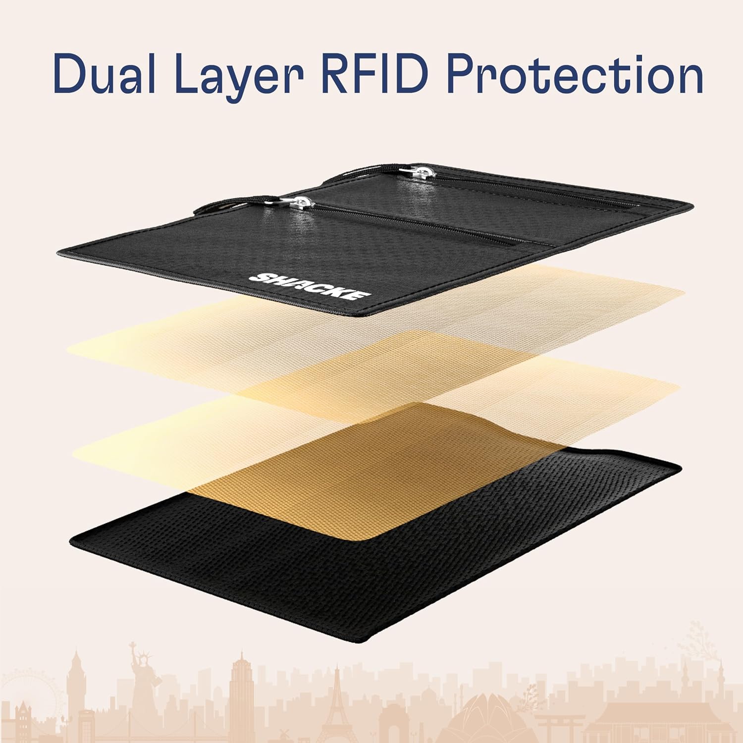 Hidden Travel Belt Wallet w/RFID Blocker - Image 4